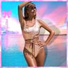 Rose Gold One Piece Swimsuit