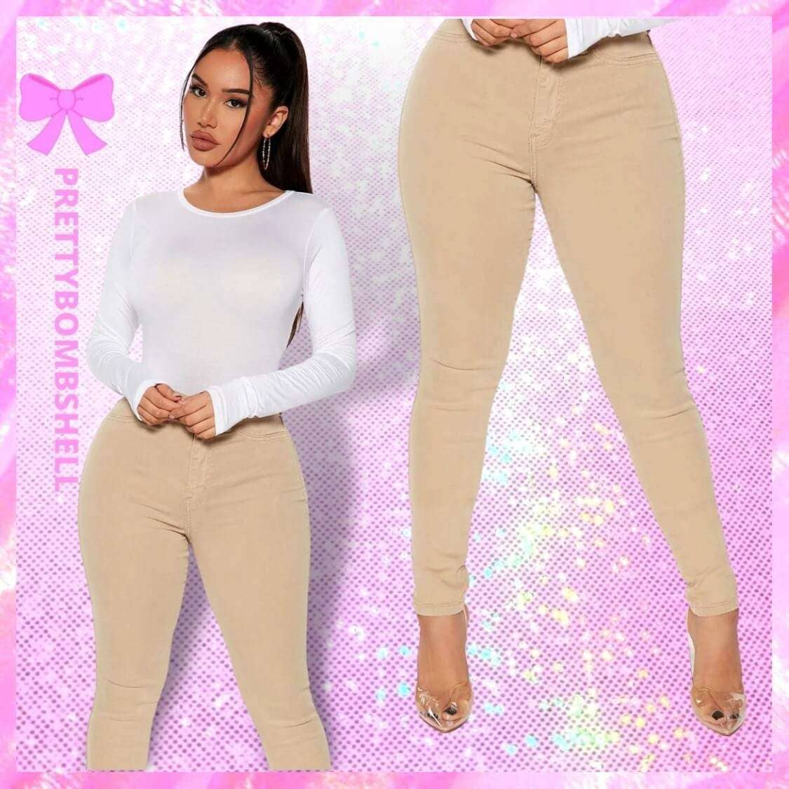 Classic High Waist Skinny Jeans