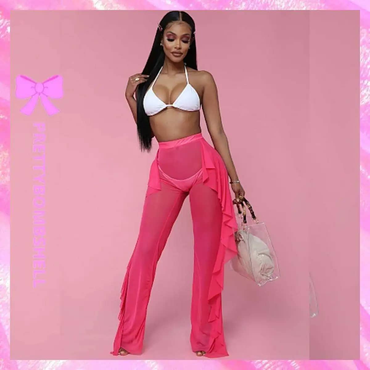 Sheer Mesh Pants