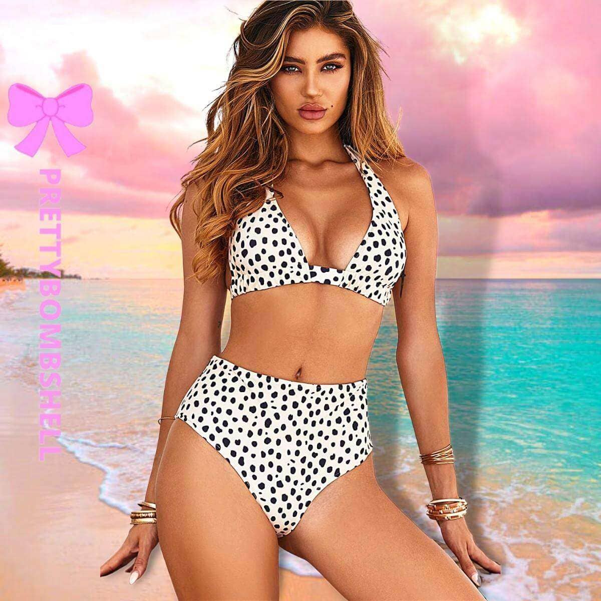 Cheetah Dot Bikini 