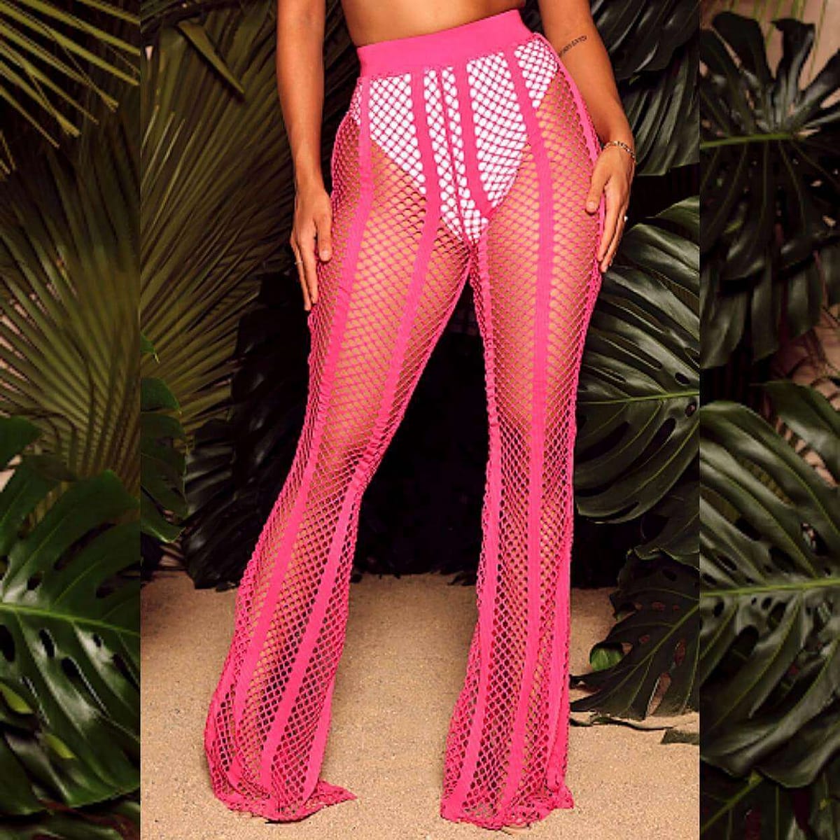 Fishnet Cover Up Pants