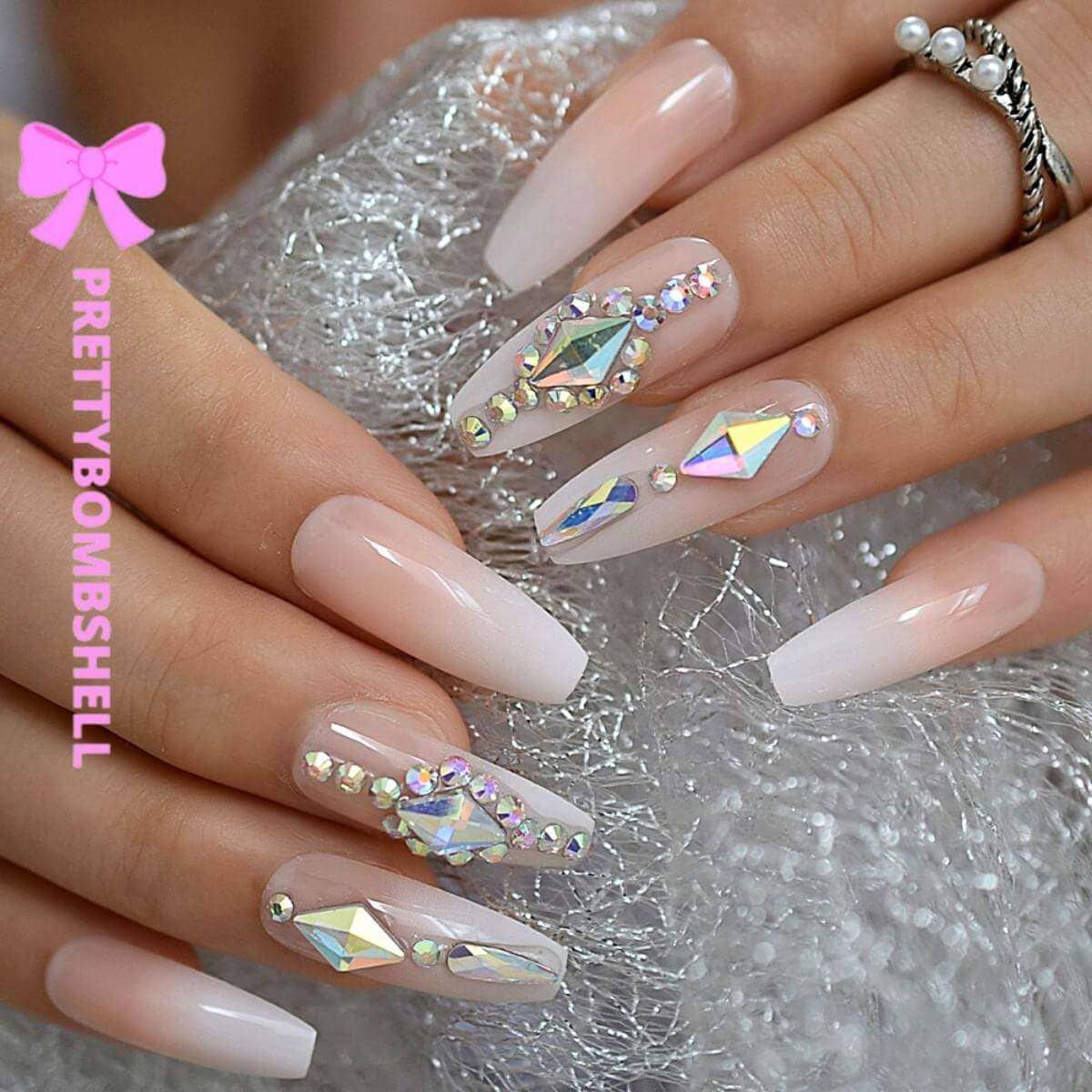 Glossy Coffin Nails