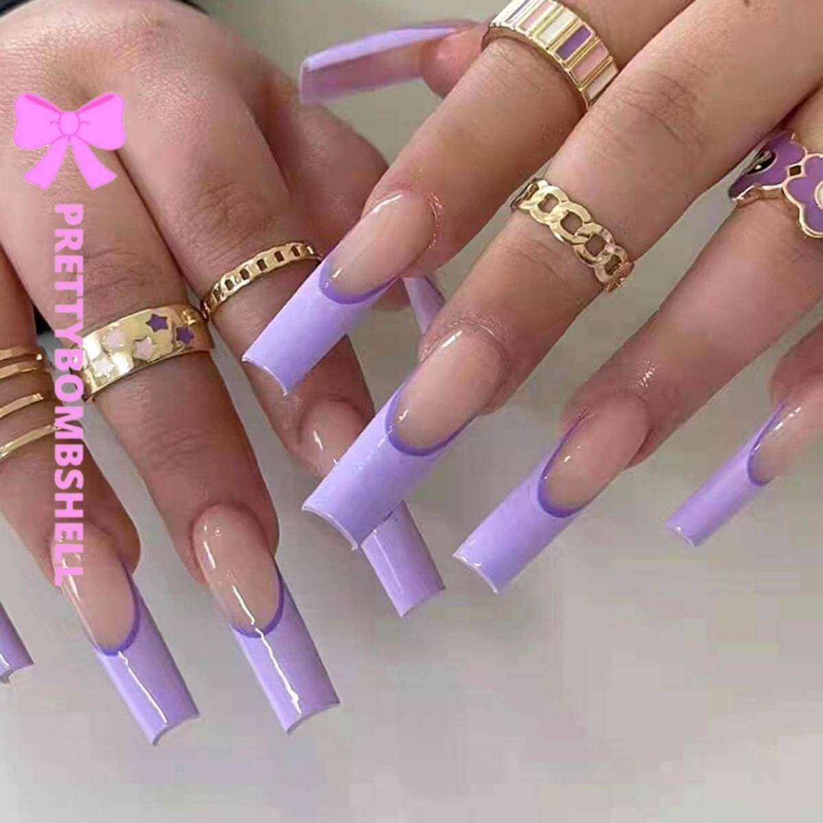 Lilac Nails