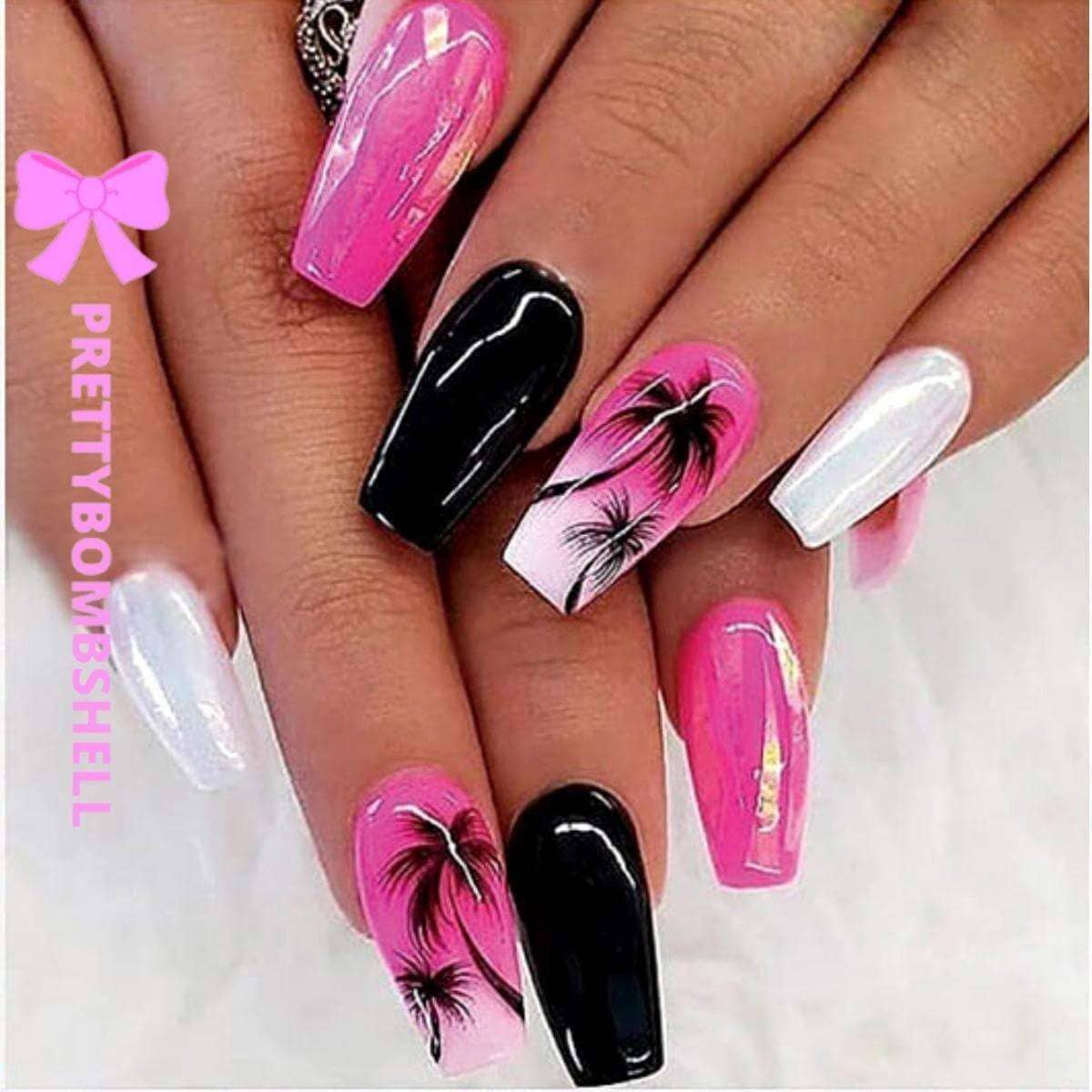 Palm Tree Nails