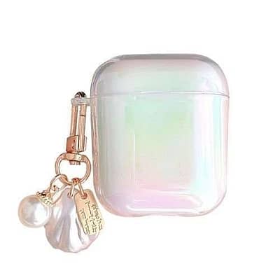 White Pearl Apple Airpods Cover Case